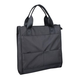 Operitacx 1 x Men's Business Handbag Large Capacity Waterproof Carry Bag for Travel Practical Shoulder Bag with Double for Office, black