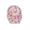 House of Marie 50 Muffin Cases Flamingo | Aloha | Summer | Paper |