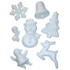 Major Brushes Polystyrene Xmas Shapes - Pack of 35
