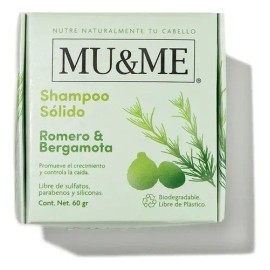Shampoo Solido Mu&me Romero & Bergamota Crecimiento 60gr