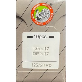 Needle It Up with 30 Organ 135x17 / DPx17 Titanium Needles for Sewing Machine - Size 125/20 PD
