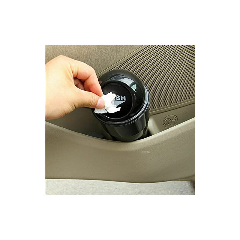 Riloer Car Dustbin Ashtray Home Office Rubbish Bin Holder Bin