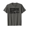 Spread Cheeks Not Hate Funny Gym Fitness and Workout T-Shirt
