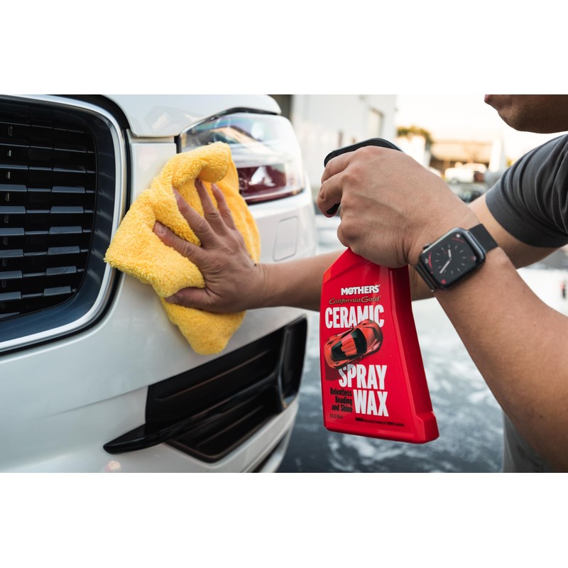 Mothers Professional Grade Premium Microfiber Towels, 12-Pack, 16”x16” — Dual-Nap,