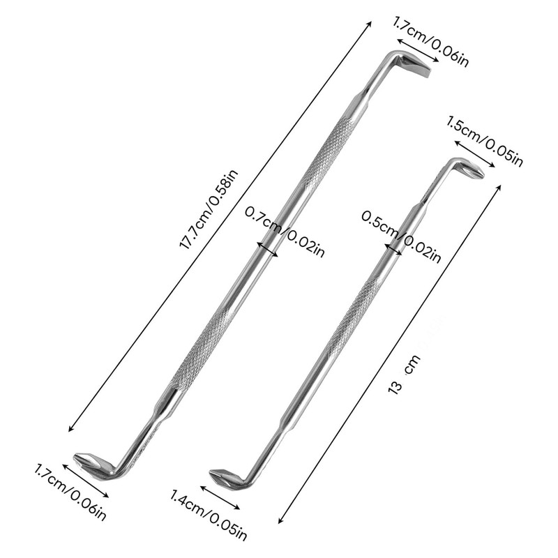 Pack of 2 Allen Wrenches, Slotted Phillips Angle Screwdriver, Cross