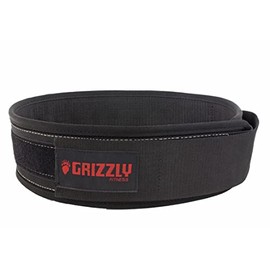 Grizzly Fitness 4" Bearhugger Nylon Weight Training Belt for Men & Women, Medium