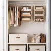 StorageWorks 6-Shelf Hanging Closet Organizers, Two 3-Shelf Separable Closet Hanging