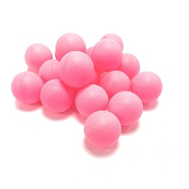 Plain Colour Ping Pong Table Tennis Balls 40mm No Logos Pink (Pack Of 25)