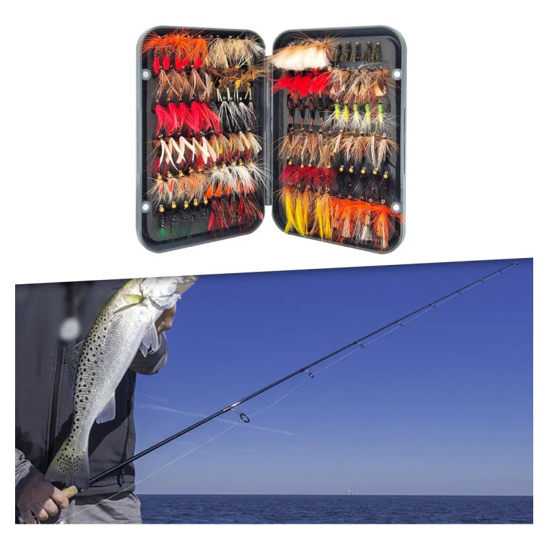 Nuevo Alta Calidad Señuelos De Pesca Con Mosca Para Truchas,