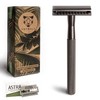 ANYMALE® Safety Razor Black Edition - Includes 5 ASTRA Blades