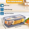 Mini Bread Boxes with Lid and Time Attendance, Modern Airtight