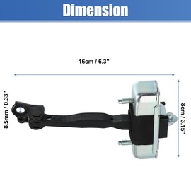 Front Left Door Check Bracket Stop Strap 68620-AE011 for To-yota Sienna 2004-2010 Car Door Check Arm Assembly LH Driver Side Door Check Strap Stopper Door Limiter
