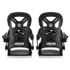 Union Cadet Kids Snowboard Bindings, Black, Small