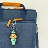 GOOFBALLS Nurse Keychain – Adorable Mint-Green Scrubs & Stethoscope Design
