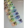 AutyaMee Semi Cured Gel Nail Strips (Laser Spider Web), Halloween,