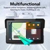Luocute Motorcycle GPS Navigation System, 7 Inch 1024x600 HD IPS