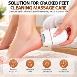Rechargeable Electric Foot File for Callus Care – Cordless Dead Skin Remover for Smoother At-Home Foot Care