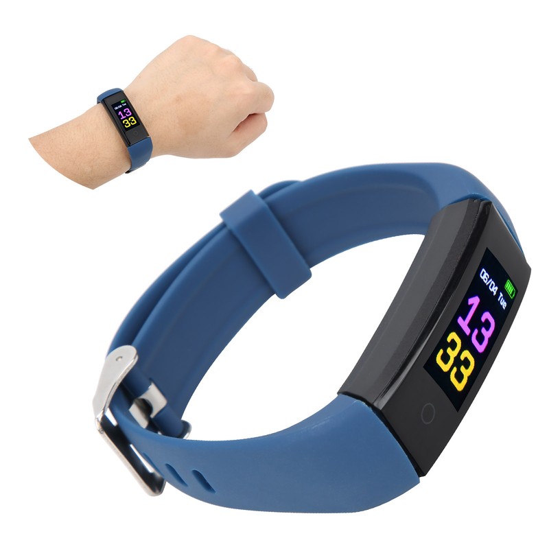 Sports Bracelet Watch Multifunction Pedometer Smartband Healthy Fitness Management USB