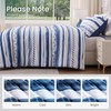 Sophia Willam 3 Pieces Comforter Set Queen Size, Cotton Fabric