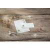 SIGEL DU481 Christmas Forest Watercolour Envelopes Gummed DIN Long Pack