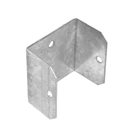 Postsaver Fence Panel Clips Trellis U Clip Bracket for Timber Posts, Anti Rattling Secure Fence or Refix Panel Galvanised Fencing Clips 47mm Fence Panels (Pack of 8)