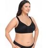 WingsLove Front Closure Wire-Free Non Padded Full Coverage Bra Minimizer
