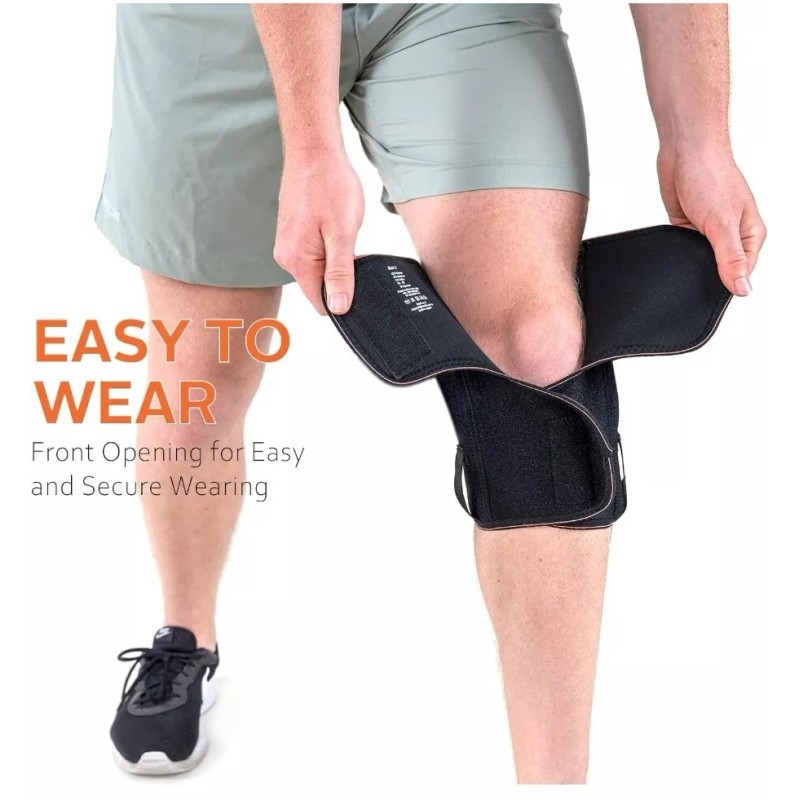 Omples Hinged Knee Brace Support Wrap For Sprains, Arthritis, Meniscus