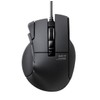 Elecom DUX M-DUX30BK Gaming Mouse, Wired, 10 Buttons, 2,400 DPI,