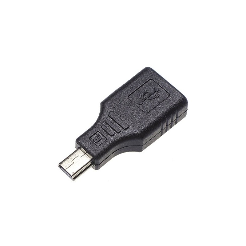 KAUMO USB Conversion Connector (A Female/Mini-B Male OTG Smart Type)