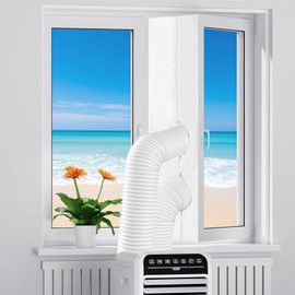 Window Seals for Mobile Air Conditioners, Tumble Dryer, Exhaust Dryer, Drill-Free Window Seal (up to 4 m) for Air Conditioners / Dryers - Energy-saving Warm Air Barrier