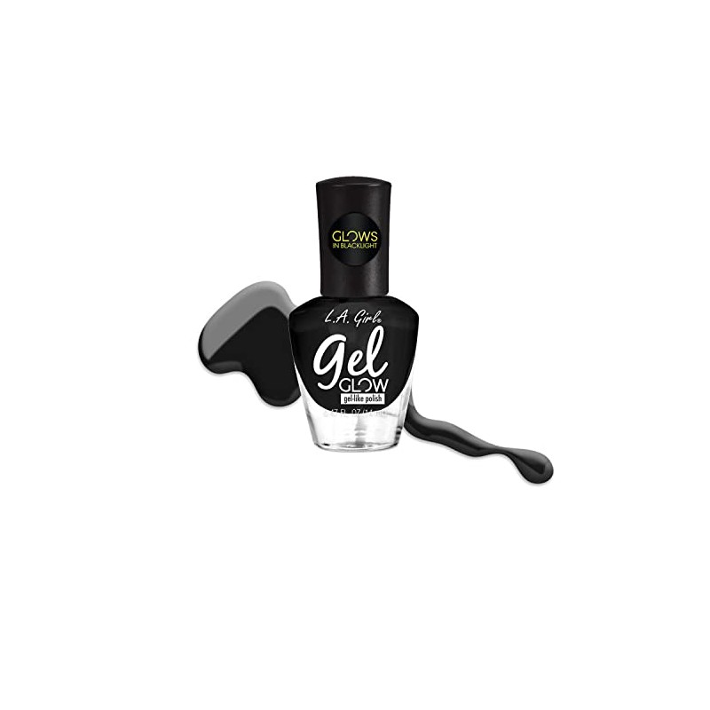L.A.girl Gel Glow Nail Polish 0.47 oz- 8 Colors, No