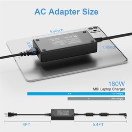 230W GS66 Stealth Charger for MSI GS66 GS65 GS76 GS75 A17-230p1a A12-230p1a 230W MSI Laptop Power Adapter Supply WS65 WS66 WS75 WS76 MSI Laptop Charger Creator 15 17 10sfs-28 Stealth Gaming Laptop