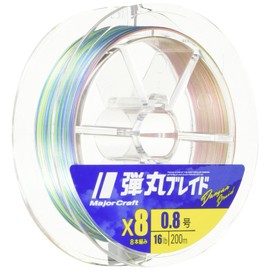 Major Craft Dangan Braid PE Fishing Line, 8 Strand Braided, 656.2 ft (200 m)