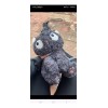 Jextech Mochila Con Cierre Esponjoso Gato Peluche Negro Muñeco 30cm