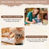Letter Stamps 36 Pcs with Wooden Storage Box, Premium Alphabet