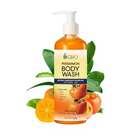 Persimmon Body Wash for Old People Smell, Natural Deodorant Bar Soap for Strong Odor Smelly Feet Remove,Deep Cleansing Body Deodorizing with Persimmon Extracts