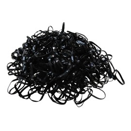 KAHNIs (Approx. 1000 Pieces, Thick, Approx. 0.8 inch (2 cm) Diameter, Disposable, Strong Hair Elastics, For Children, Tangle Free, Children's Hair Tie, Hair Ornament, Small, PU Rubber Bands, Birthday