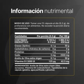 Vitamina D3 5000 Ui 300 Cápsulas B Life