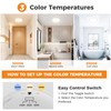 slochi 7 Inch Flush Mount Ceiling Light Fixtures, 3000k/4500k/6000K 3