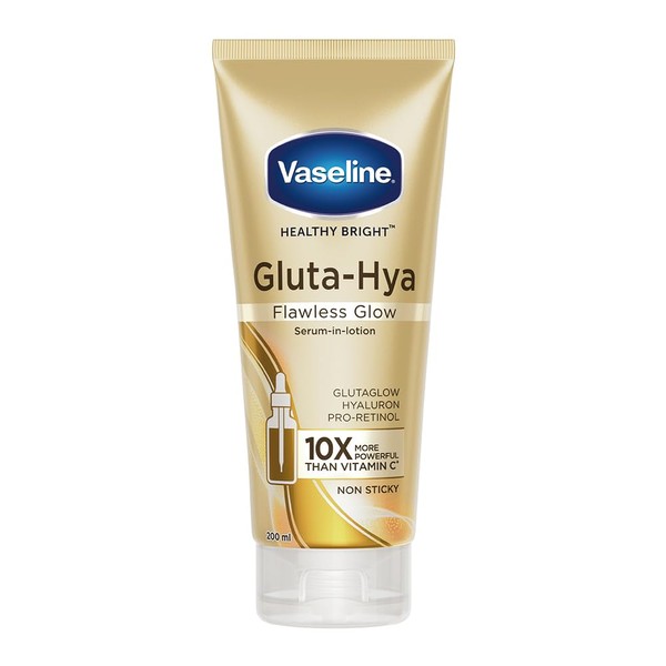 Vaseline Vaseline Gluta-Hya Flawless Glow, 200ml, Serum-In-Lotion
