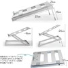 DANNY LIB Laptop Stand, Thin, Foldable, Easy to Carry in