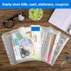 KTRIO 16pcs A6 Binder Pockets 6 Holes Budget Cash Envelopes