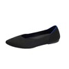 Rothy's The Point II Women's Slip-On Shoes, Pointed-Toe Flats, Black,