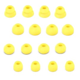 Adam Victor Eartips- Replacement for Beat Flex Wireless Earbuds, Earcap Earplug, Ear Buds, 8 Pairs (Yellow) 23y8p