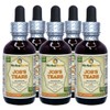 Job's Tears (Coix Lacryma-Jobi) Tincture, Organic Dried Grains Liquid Extract (Brand Name: HerbalTerra, Proudly Made in USA) 5x2 fl.oz (5x60 ml)