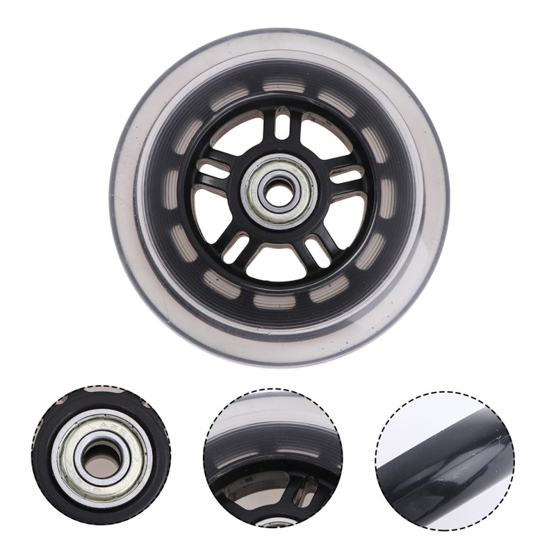 TEHAUX Roller Bag Replacement Wheels 4pcs 100mm Suitcase Caster Wheels