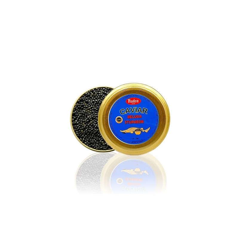 Rudca Food Premium Beluga Sturgeon Caviar - Exquisite Huso Huso