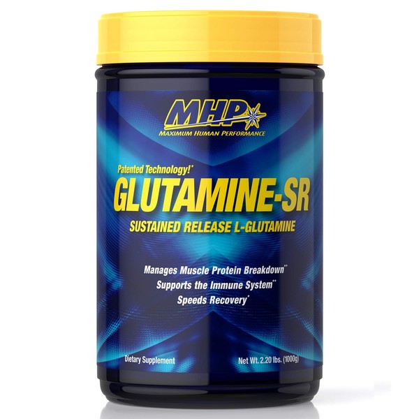 MHP Glutamine SR, Immune Health, Muscle Recovery, Support Muscle Mass, Speed Recovery, 160 Servings, 2.2 Pound (Pack of 1)