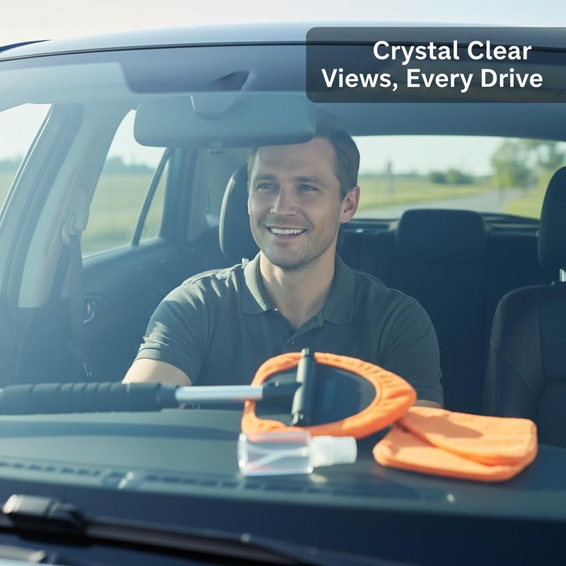 2-in-1 Car Windshield Cleaner & Snow Scraper for SUV Truck