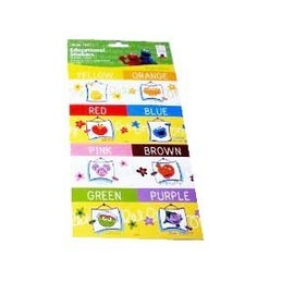 Sesame Street, série à autocollants de 4 feuilles pour l'école et les études